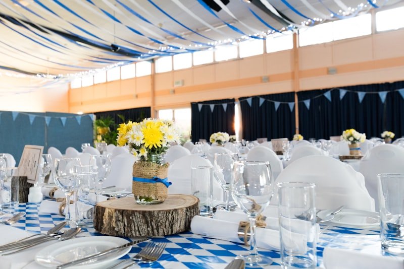 Wedding Reception Setup